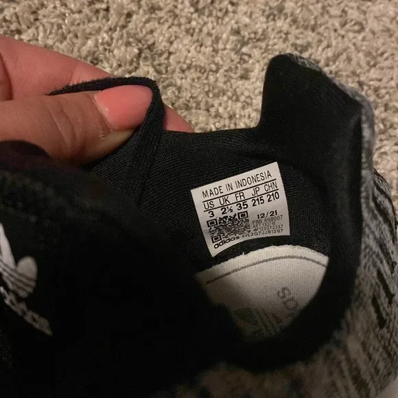Big kid Adidas running shoes