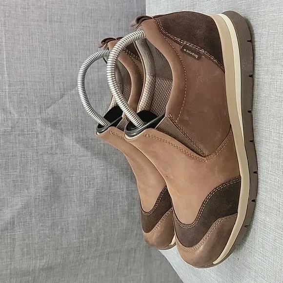 Bionica Talma Brown Leather Slip-On Sneakers Womens SZ 8.5 Casual Comfort Shoes
