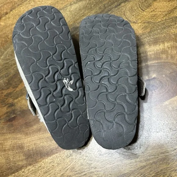 Birkenstock Boston Shearling 38 Grey Mule Clog Slip On