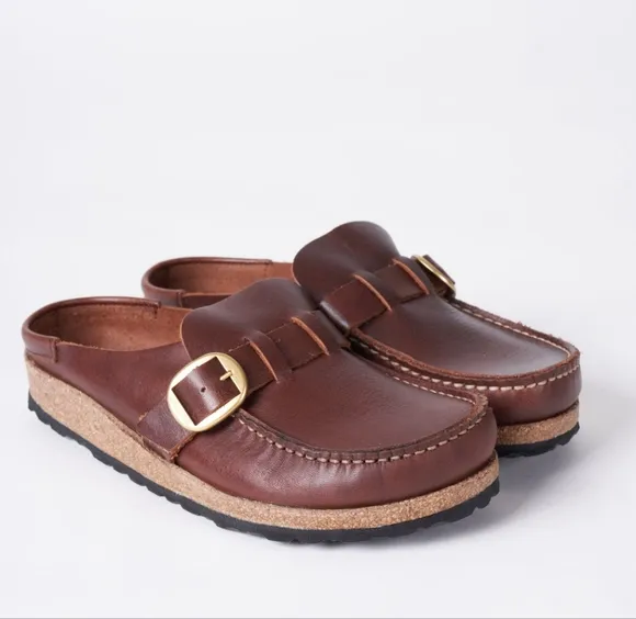 Birkenstock Buckley Vintage Roast Leather Shoes