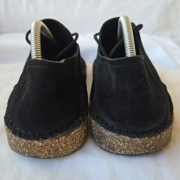 Birkenstock Gary Suede Casual Oxfords Shoes Black Size Men's 9/Women's 11 Narrow