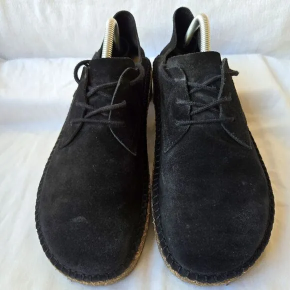Birkenstock Gary Suede Casual Oxfords Shoes Black Size Men's 9/Women's 11 Narrow