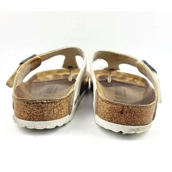 Birkenstock White Womens Sandals - Size‎ 38 / US 7.5