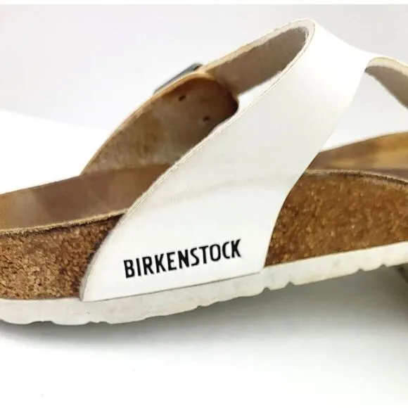 Birkenstock White Womens Sandals - Size‎ 38 / US 7.5
