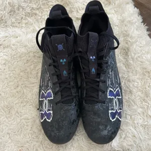Black and Blue Athletic Shoes