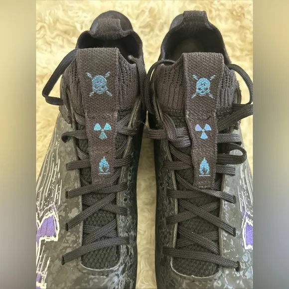 Black and Blue Athletic Shoes