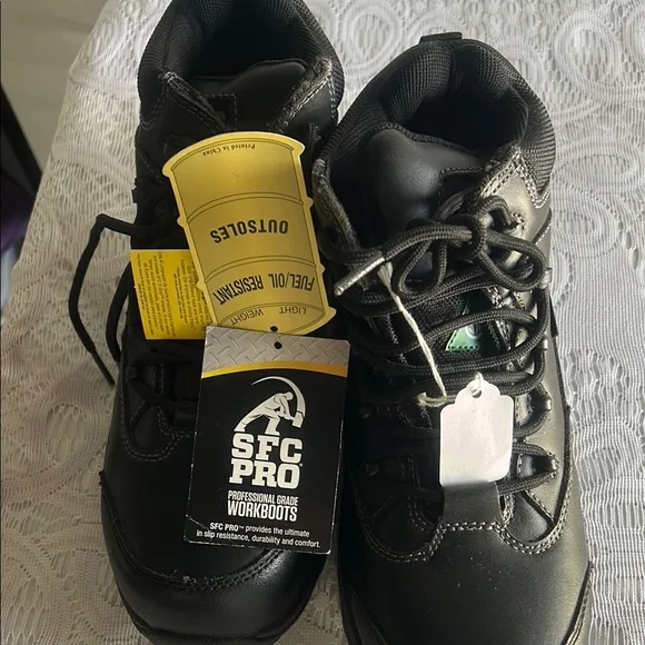 Black Work Boots for Men /Women