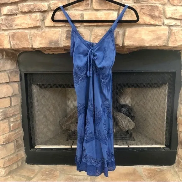 Blue sundress