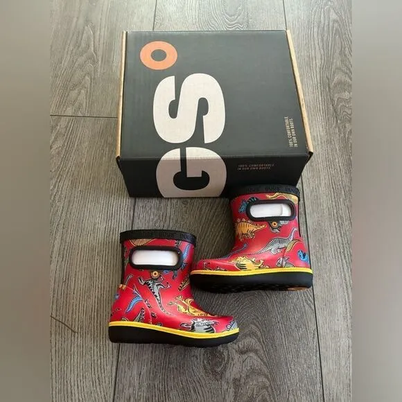 Bogs SKIPPER II SUPER DINO rain boots