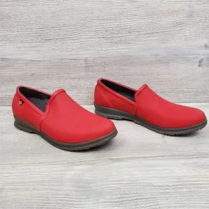 Bogs Sweet Pea slip on shoes women's red