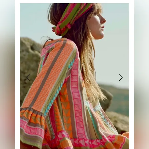 Bohemian Chic Colorful Patchwork Dress