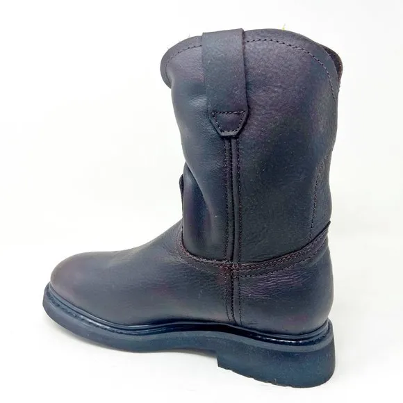 Bonanza 10&quot; Wellington Goodyear Welt Brown Leather Mens Work Boots BAT107