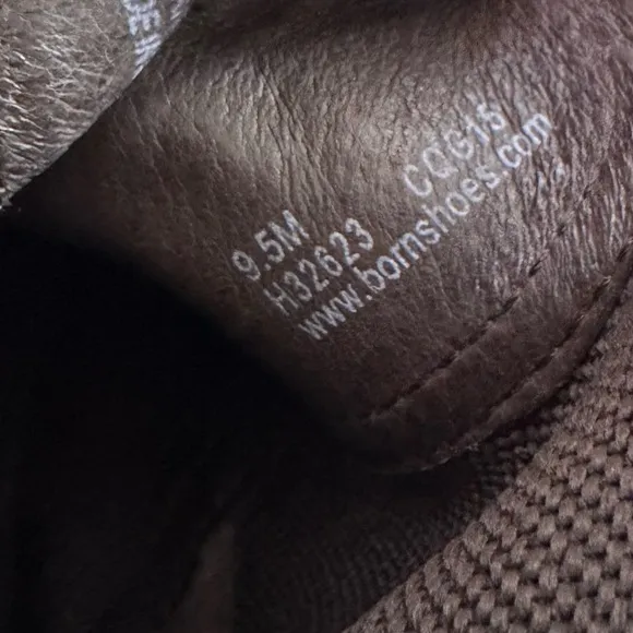 Born Hemlock Castagno Leather Boots Chelsea Boots, 9.5