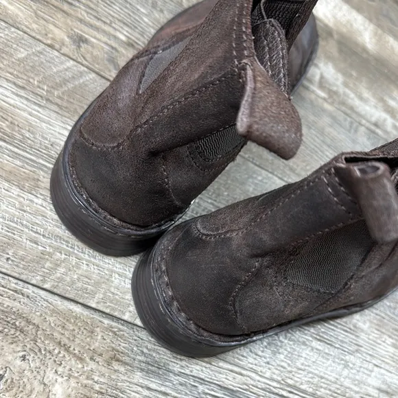 Born Hemlock Castagno Leather Boots Chelsea Boots, 9.5