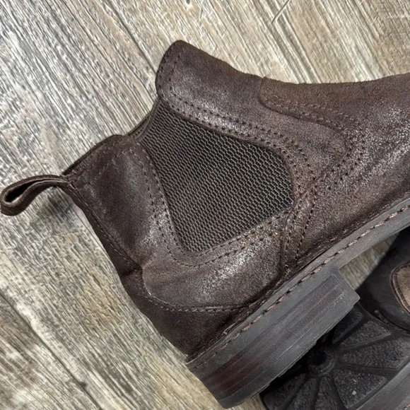 Born Hemlock Castagno Leather Boots Chelsea Boots, 9.5
