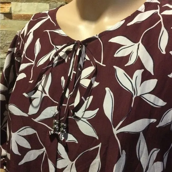 BOSS Decento Printed Long-Sleeve Dress
