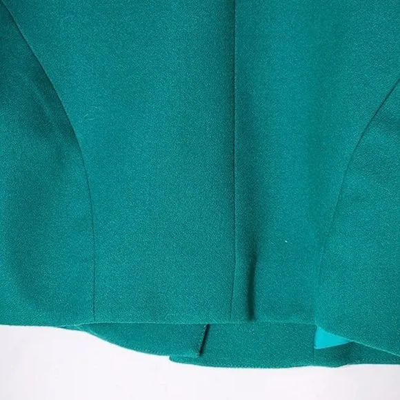 Botique vintage jacket coat wool Size 10 rare teal green designer Tracy Saywell