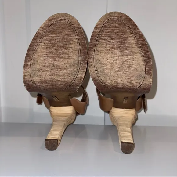 Boutique 9 Sandals with Wicker Weave Heels