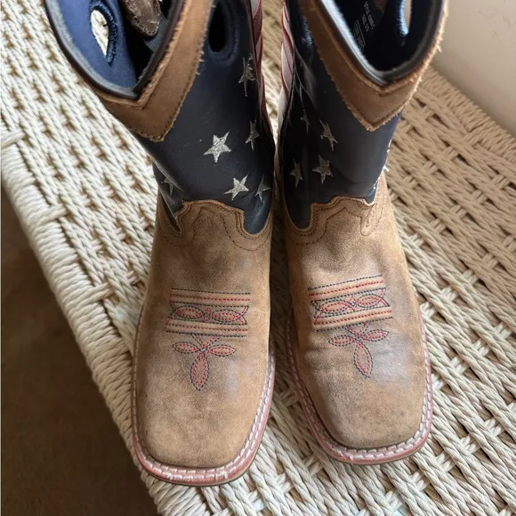 Boys Patriotic American flag Cody James cowboy boots