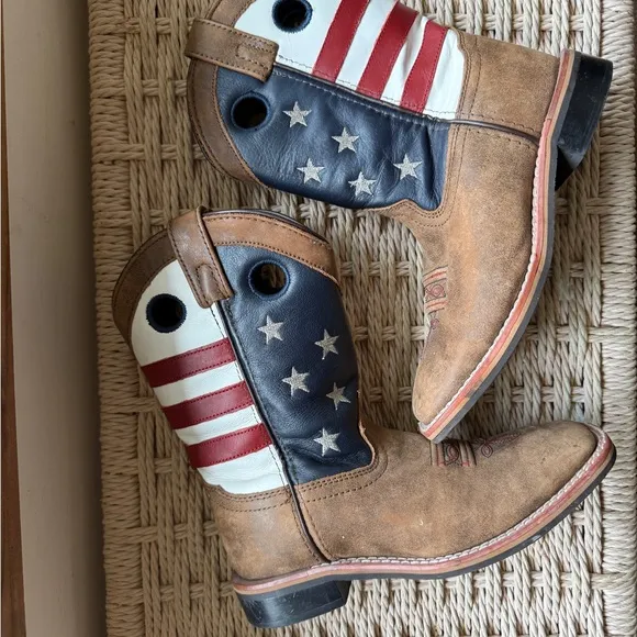 Boys Patriotic American flag Cody James cowboy boots