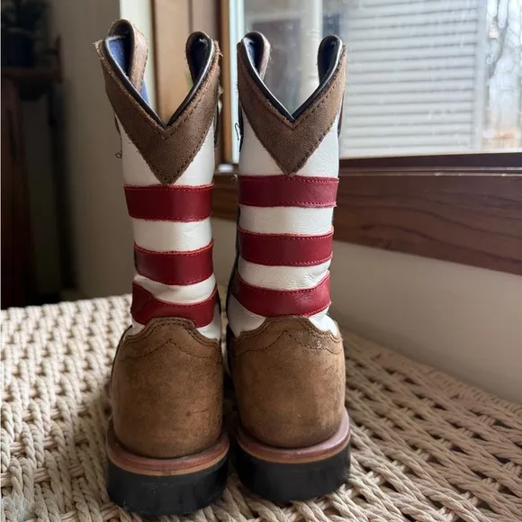 Boys Patriotic American flag Cody James cowboy boots
