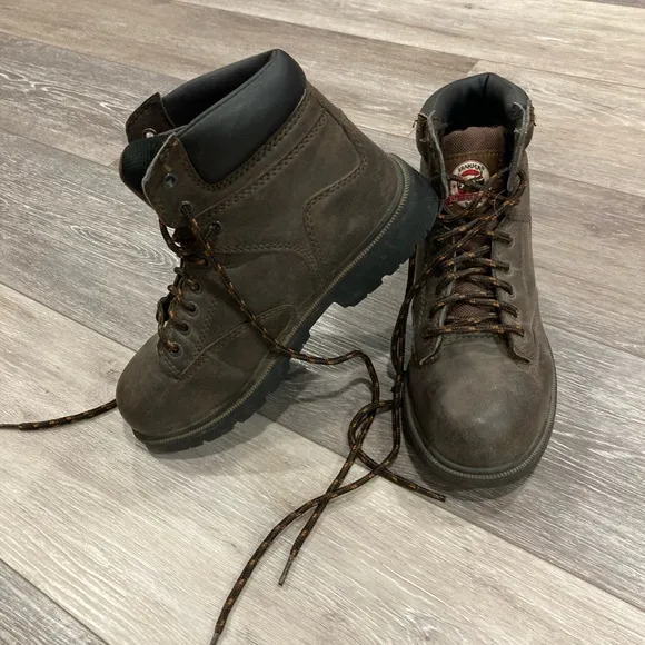Brahma Brown Boots Men’s 6 Lace Up Work Boots
