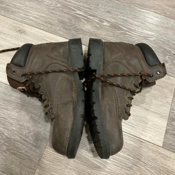 Brahma Brown Boots Men’s 6 Lace Up Work Boots