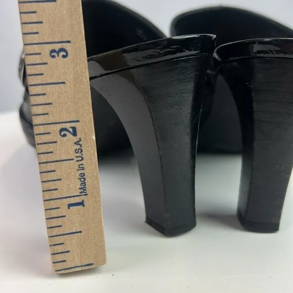 Brighton Women’s Black Leather Rubens Heeled Boots Size 9.5