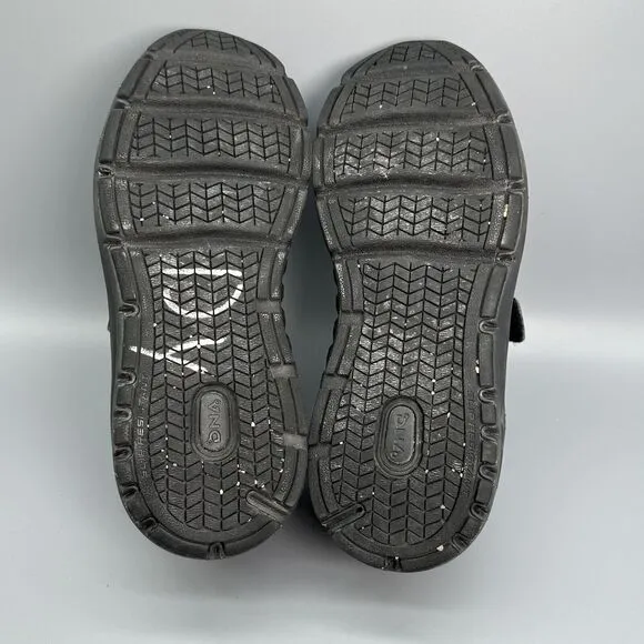 Brooks Addiction Walker Men's Size 9 D Wide Comfort Shoe Black Hook &amp; Loop