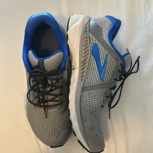 Brooks Adrenaline GTS 20 Gray Blue Running Shoes Men’s