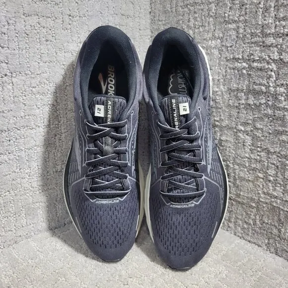 Brooks Adrenaline GTS 21 Men's Size 11 Narrow US Gray Running Shoes 1103491B093