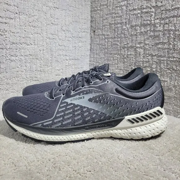 Brooks Adrenaline GTS 21 Men's Size 11 Narrow US Gray Running Shoes 1103491B093