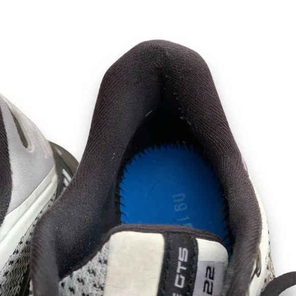 Brooks Adrenaline GTS 22 Mens Size 12 Gray Black Athletic Shoes‎ 1103661D135