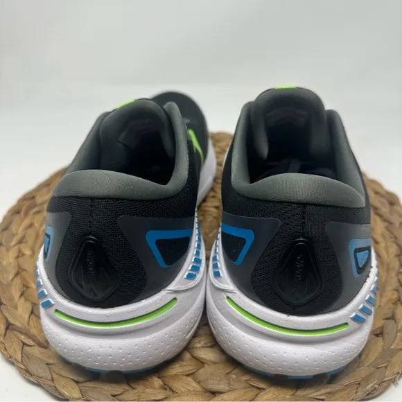BROOKS Adrenaline GTS 23 Running Shoes Black Blue Green Size 11 NARROW Men's