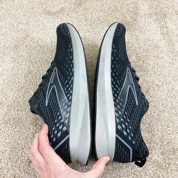 Brooks Black/Gray Levitate 5 Running Shoes Sneakers Lace Up Men's Size 11.5 EUC