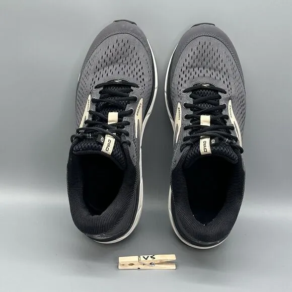 Brooks Dyad 10 Running Shoes Men's Size 11.5 D Gray Athletic Casual Sneakers