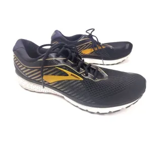 Brooks Ghost 12 Mens Running Shoes Size 15 Black and Gold