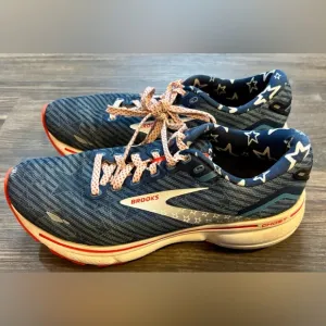 Brooks Ghost 15 Men’s Size 6.5 Run USA Stars 4th of July Running Shoes