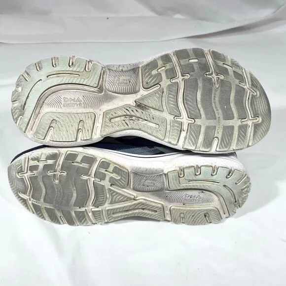 Brooks Ghost 15 Running Shoes Women 9 Navy Blue White Sneakers 1203801B450