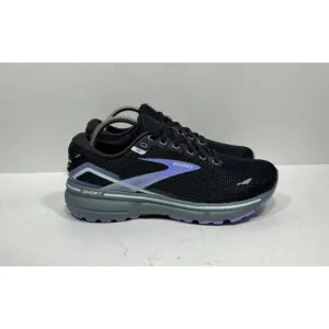 Brooks Ghost 15 Women’s Size 10 Running Shoes 1203801B011 Black Purple