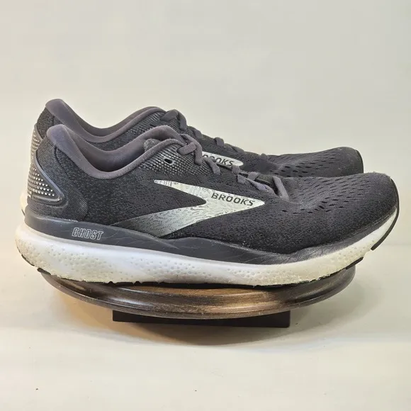 Brooks Ghost 16 Mens Size 10 Running Shoes Athletic Sneakers Black 1104181D090