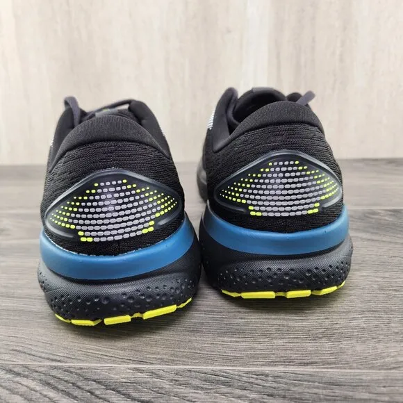Brooks Ghost 16 Size 14 Mens Black Ebony Blue Athletic Casual Running Shoes