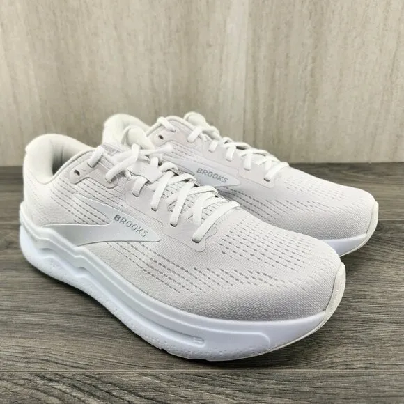 Brooks Ghost Max 2 Size 12 Mens Bright White Casual Walking Running Shoes