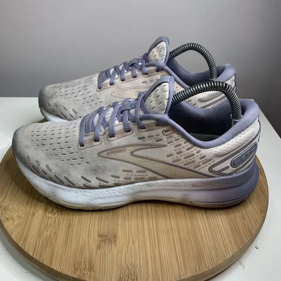 Brooks Glycerin 20 Women's Size 9.5 B Med Running Shoes Lilac Purple Gray