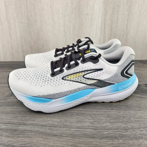 Brooks Glycerin 21 Size 10 Mens Coconut Forged Iron Grey Black Casual Shoes