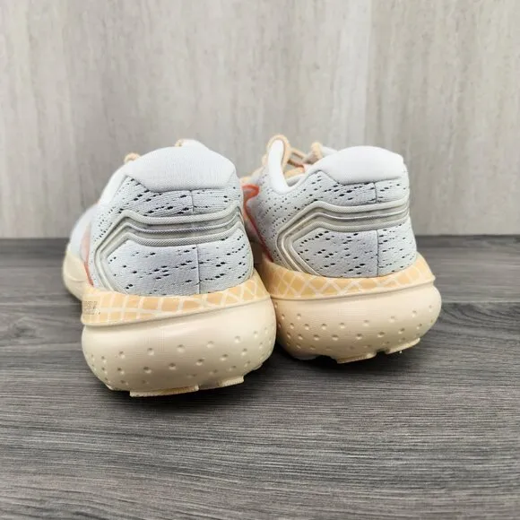 Brooks Glycerin 21 Snow Dawn Straw Size 10.5 Mens Grey Running Casual Shoes