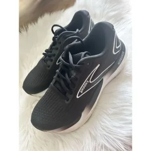 Brooks Glycerin Black Grey White Mens Road Running Shoes  Size 9