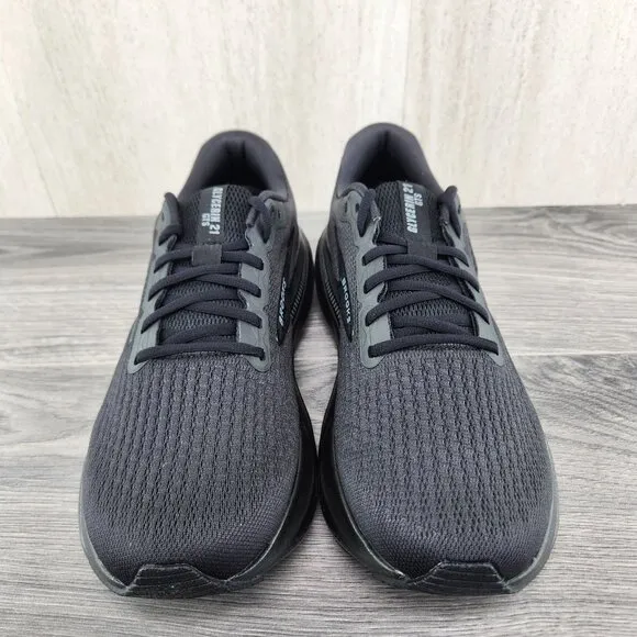 Brooks Glycerin GTS 21 Size 8 Mens Black Ebony Casual Running Athletic Shoes