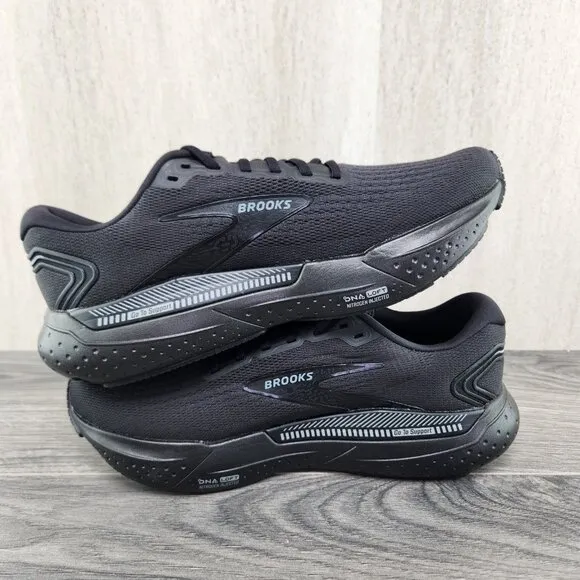 Brooks Glycerin GTS 21 Size 8 Mens Black Ebony Casual Running Athletic Shoes