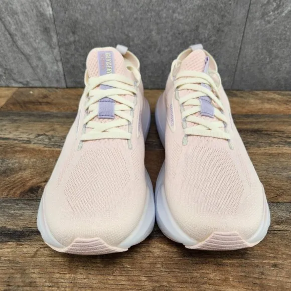 Brooks Glycerin StealthFit 21 Size 7.5 Womens Pink Marshmallow Running Shoes